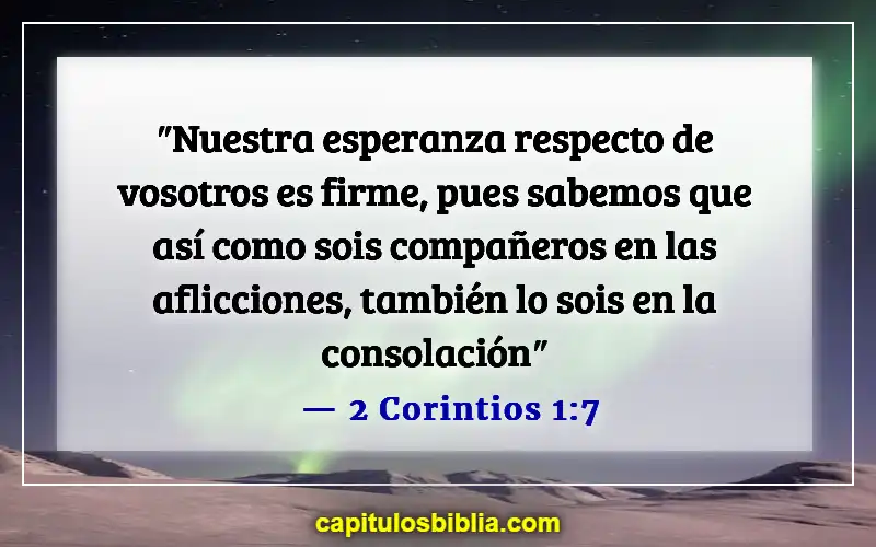Versículos de la Biblia sobre llevar la cruz (2 Corintios 1:7)