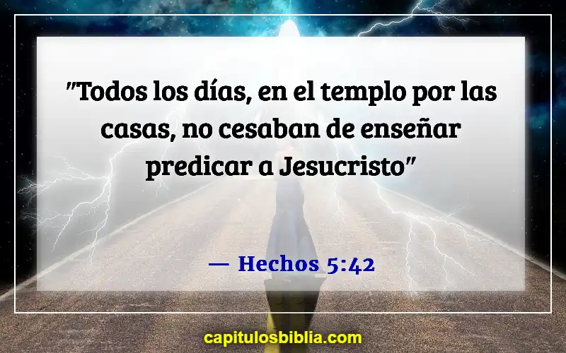 Versículos de la Biblia sobre la Comunión en la Iglesia (Hechos 5:42)