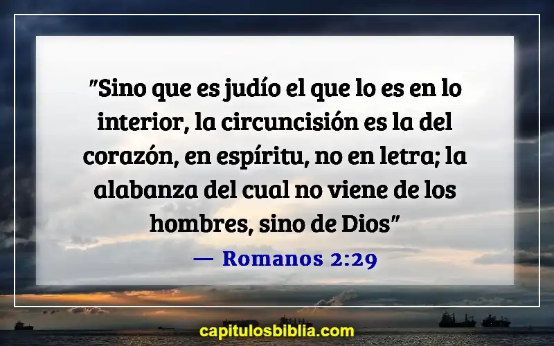 Versículos bíblicos sobre el bautismo (Romanos 2:29)